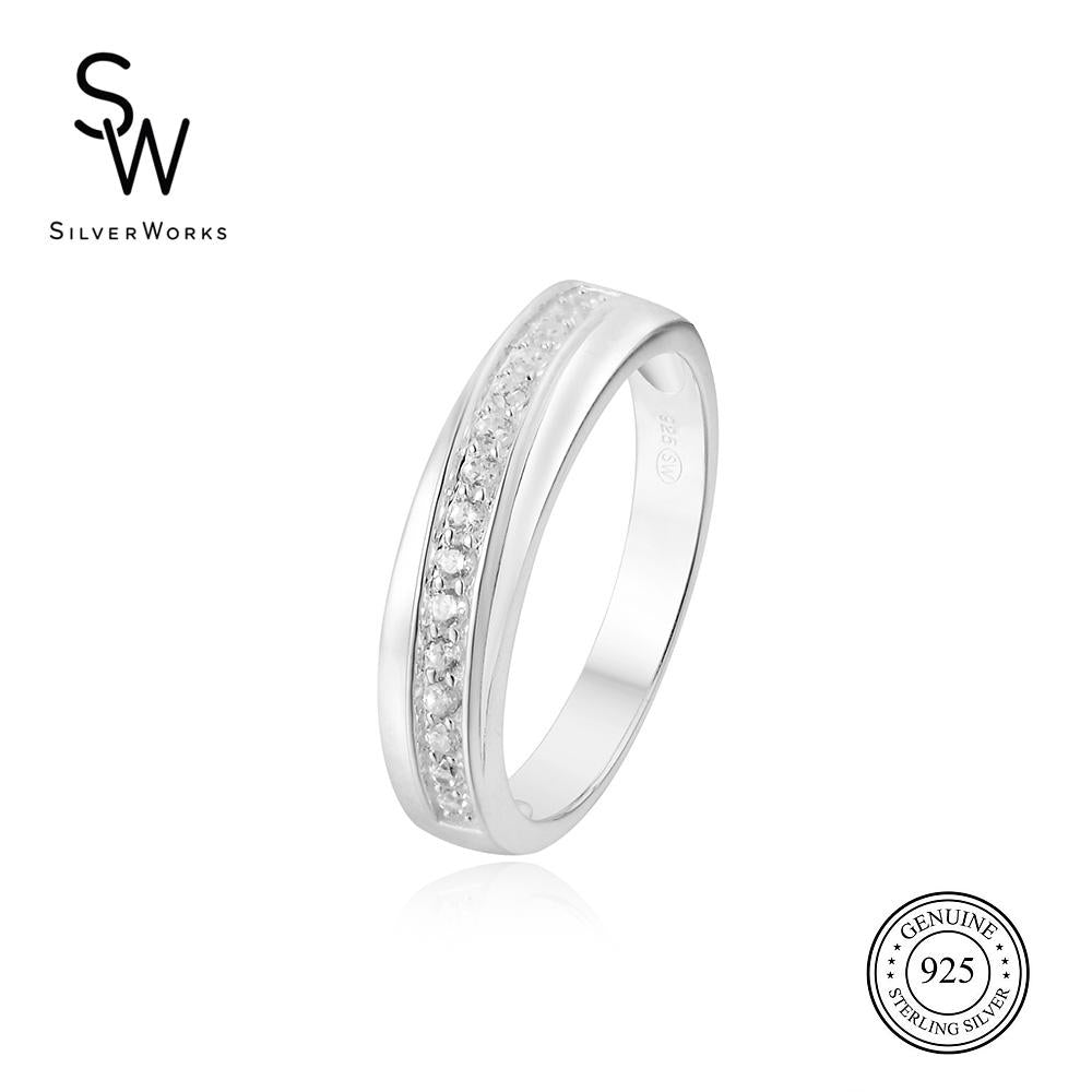 Silverworks wedding deals ring