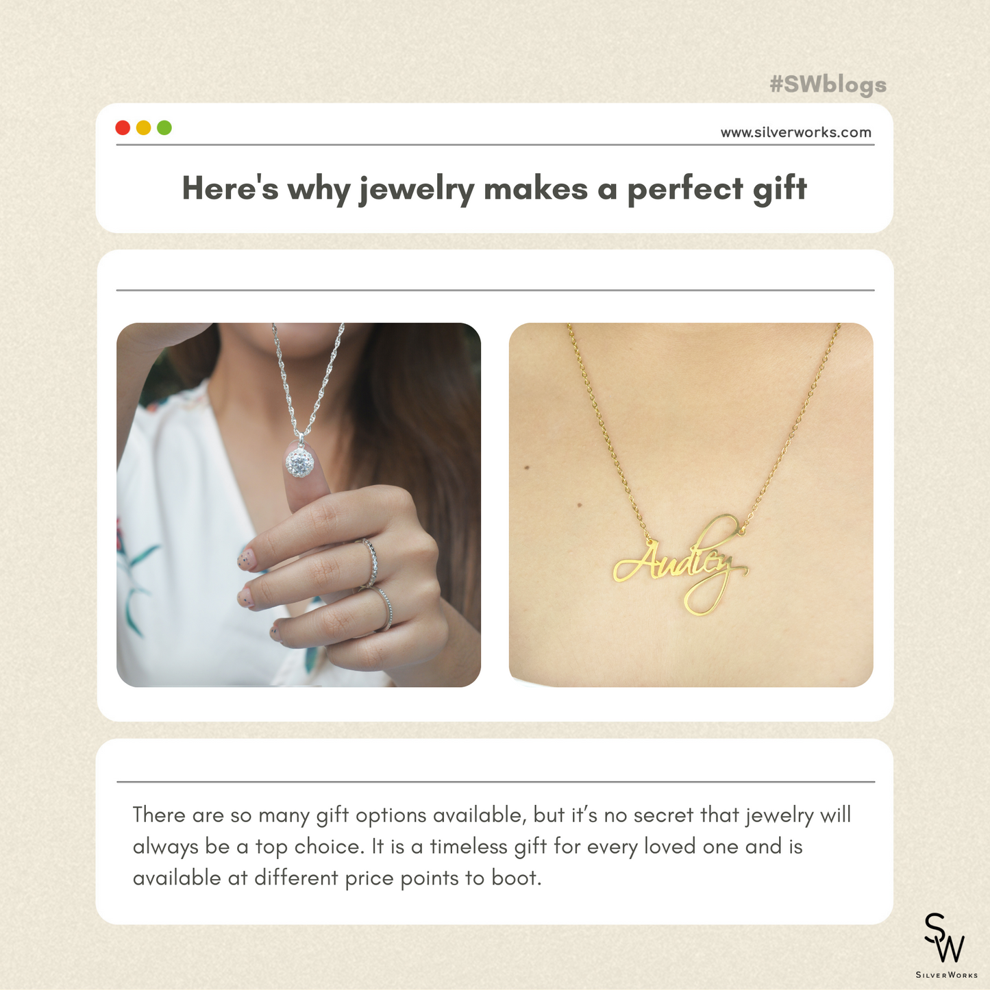 REASONS WHY JEWELRY MAKES A PERFECT GIFT