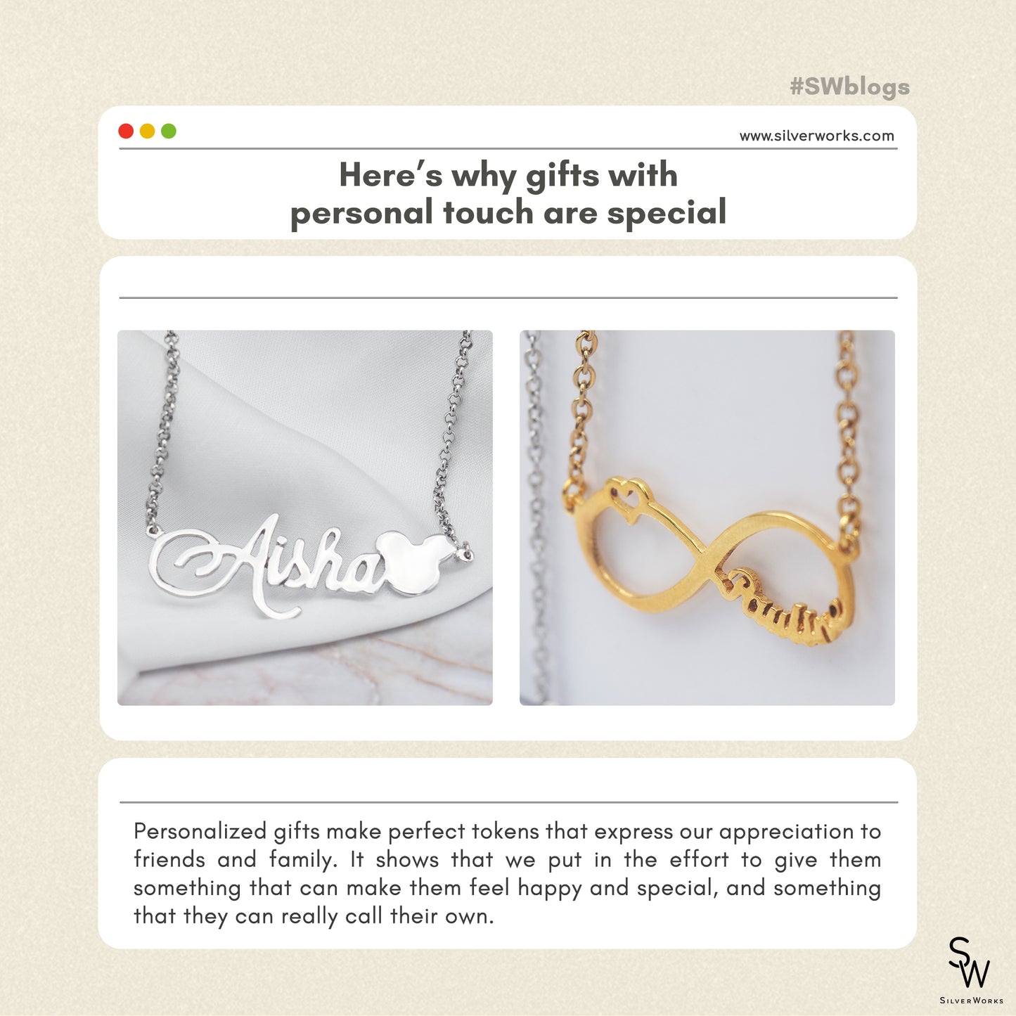 WHY GIFTING IS SPECIAL WHEN IT’S PERSONALIZED