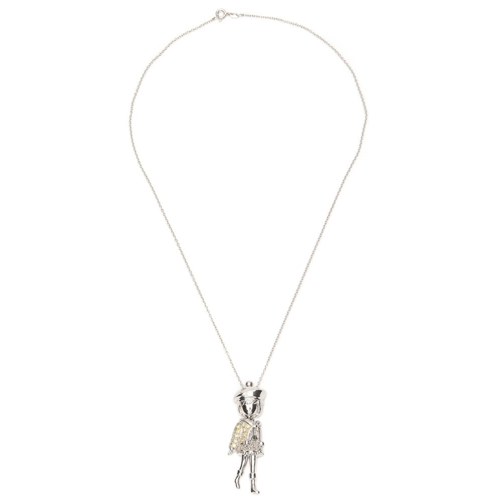 Silverworks N3460 Sailor Girl Necklace - Fashion Accessory for Women