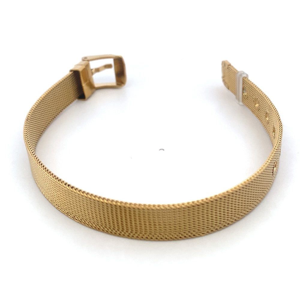 B5428 8.5IN BRACELET SLIDE STRAP GOLD COLOR 13.9G