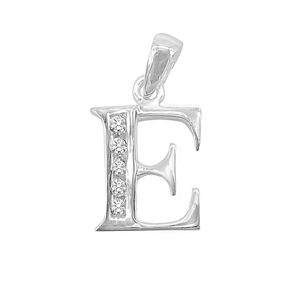 
                      
                        Andy Silver Letter Charm with Zirconia Stones
                      
                    
