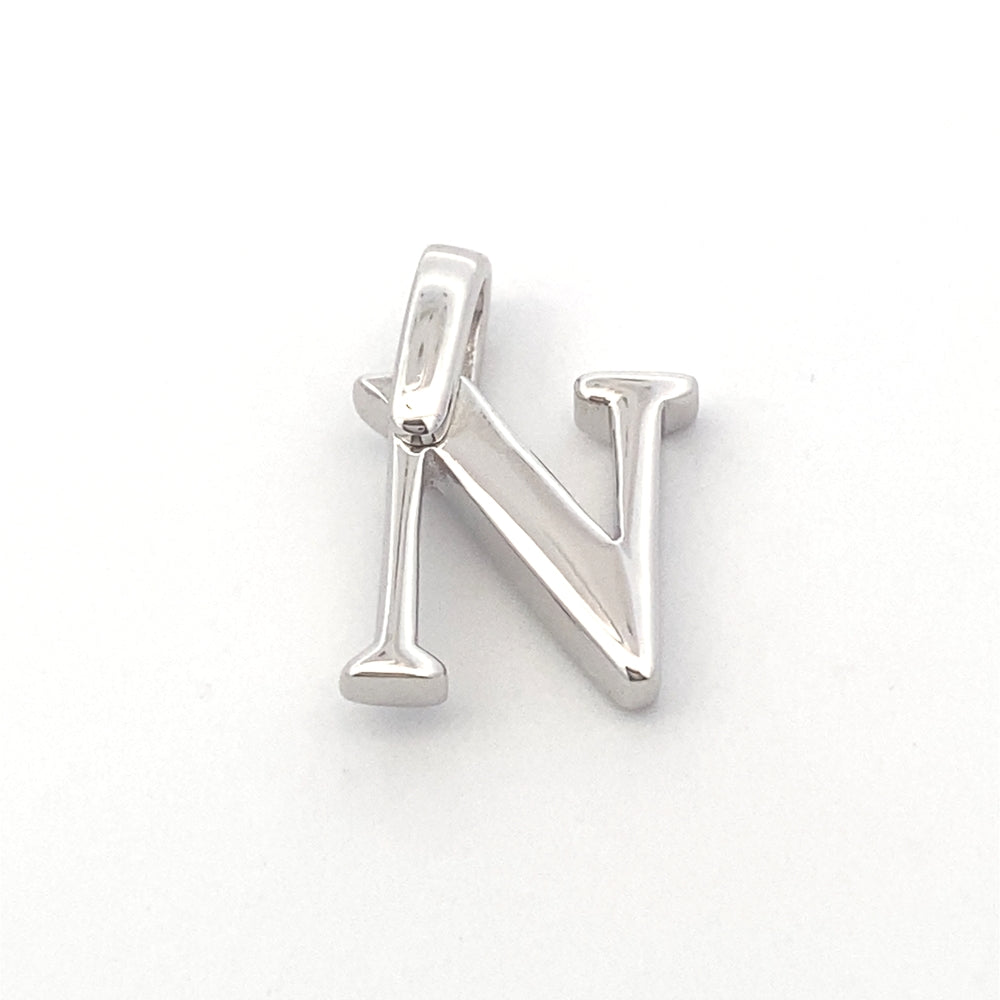 
                      
                        Aura Silver Alphabet Pendant
                      
                    