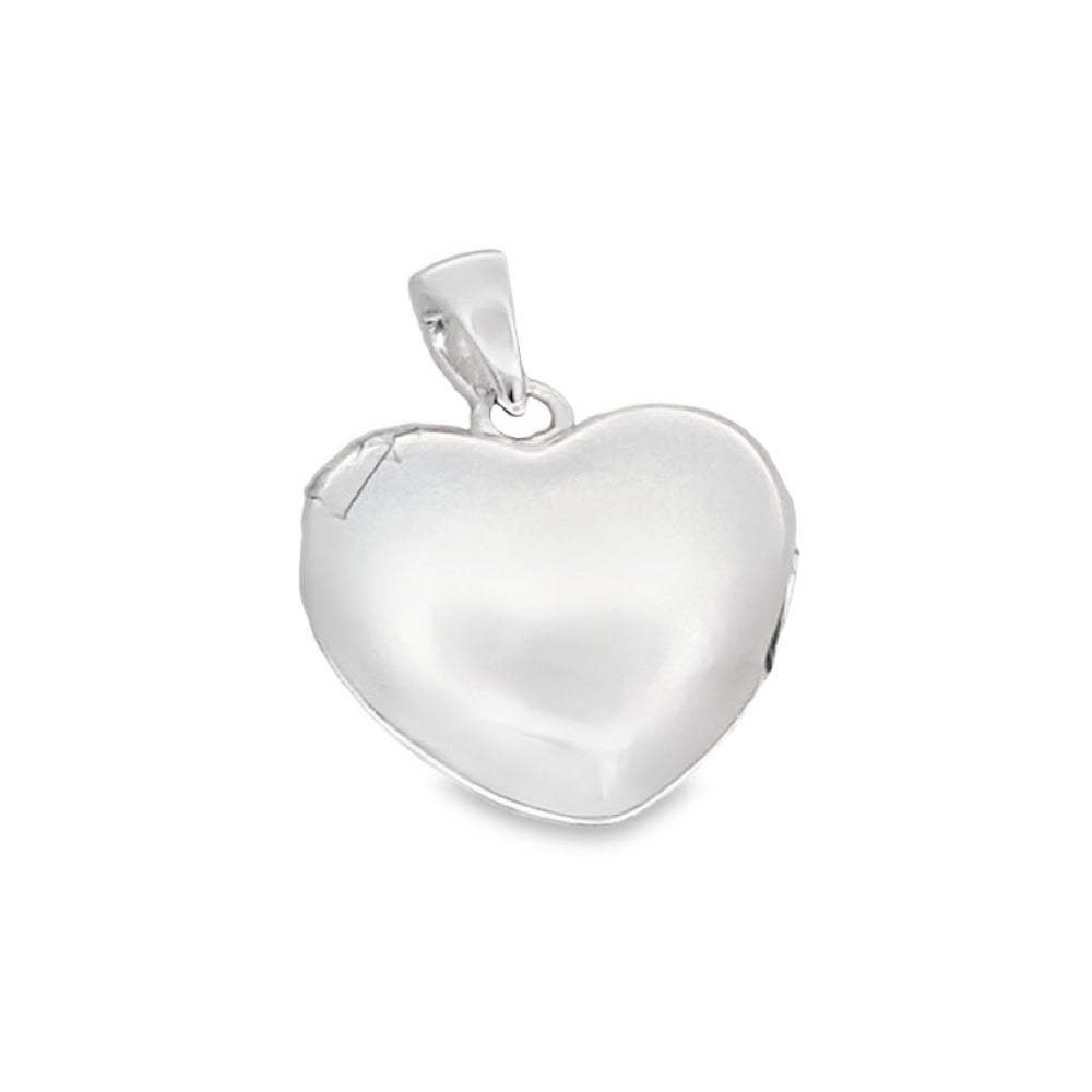 PLAIN HEART LOCKET CHARM