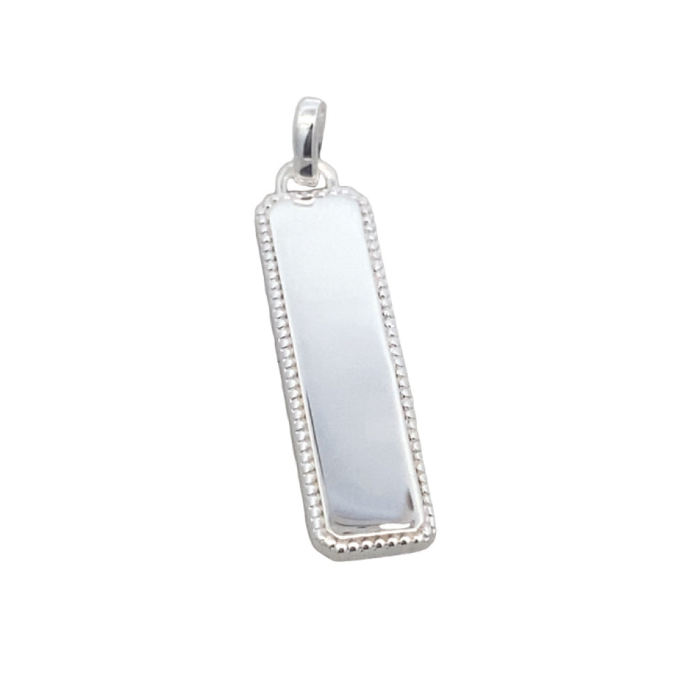 RECTANGULAR PLAIN CHARM