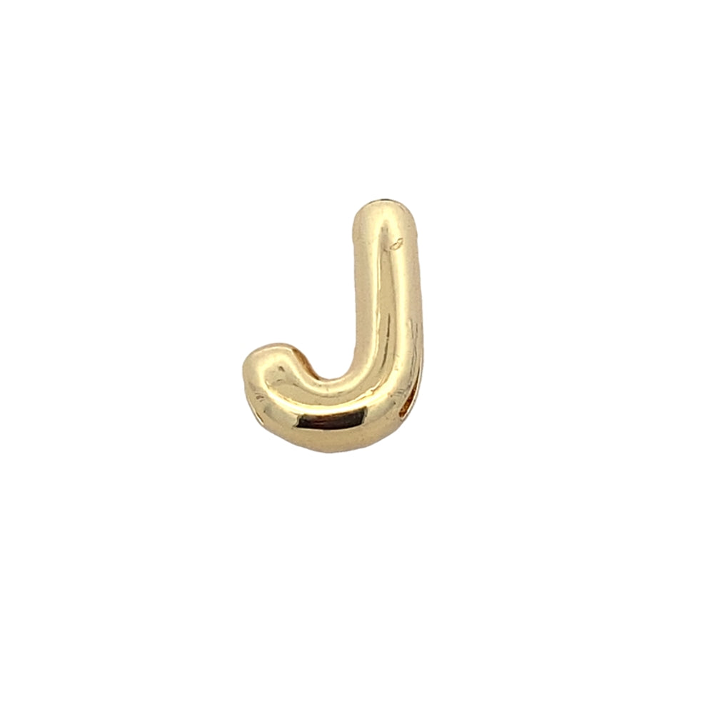 C5186 PLAIN GOLD COLOR  LETTER J 1.3G