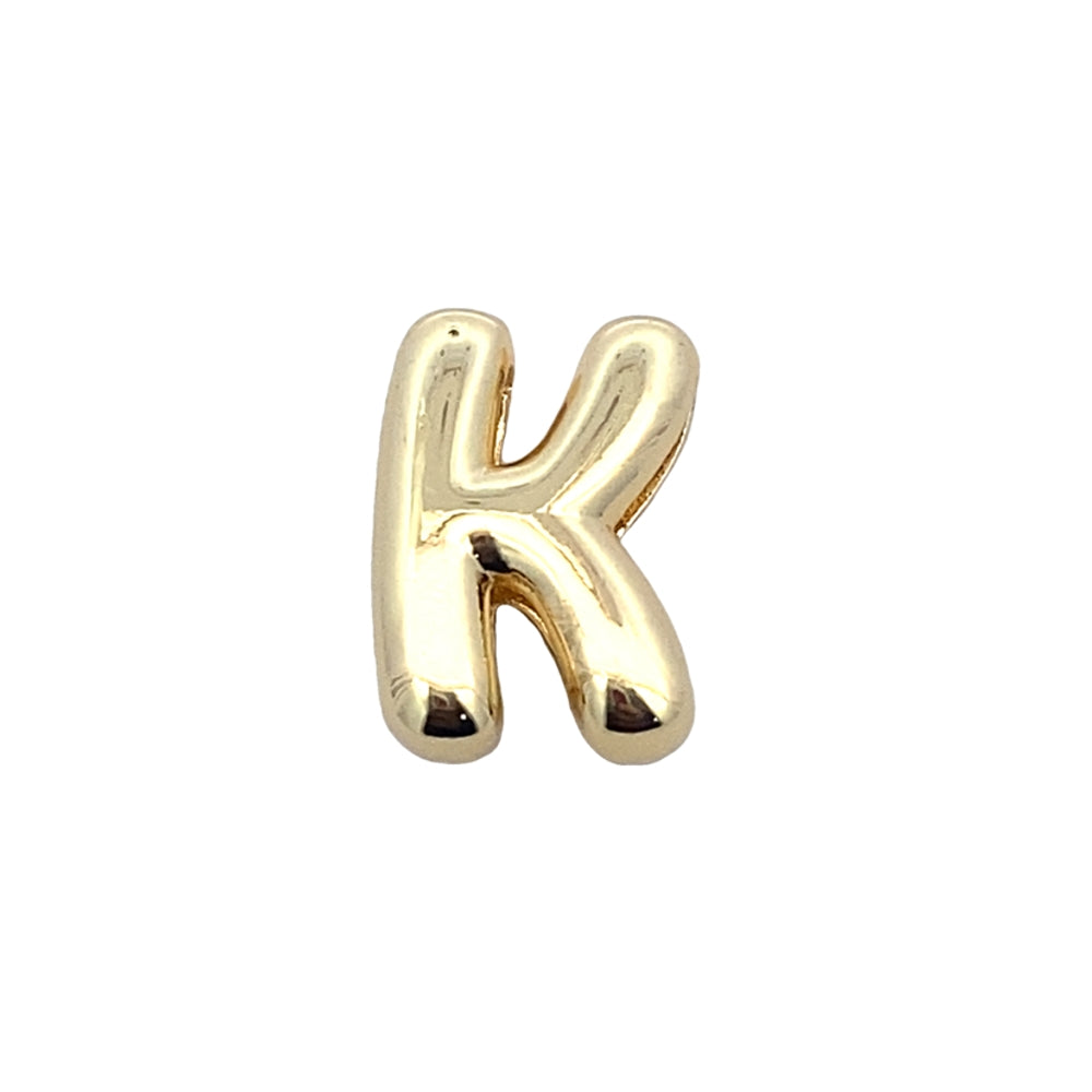 C5187 PLAIN GOLD COLOR  LETTER K 2.4G