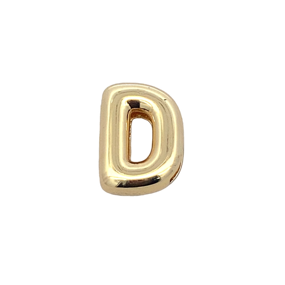 C5193 PLAIN GOLD COLOR LETTER D 2.3G