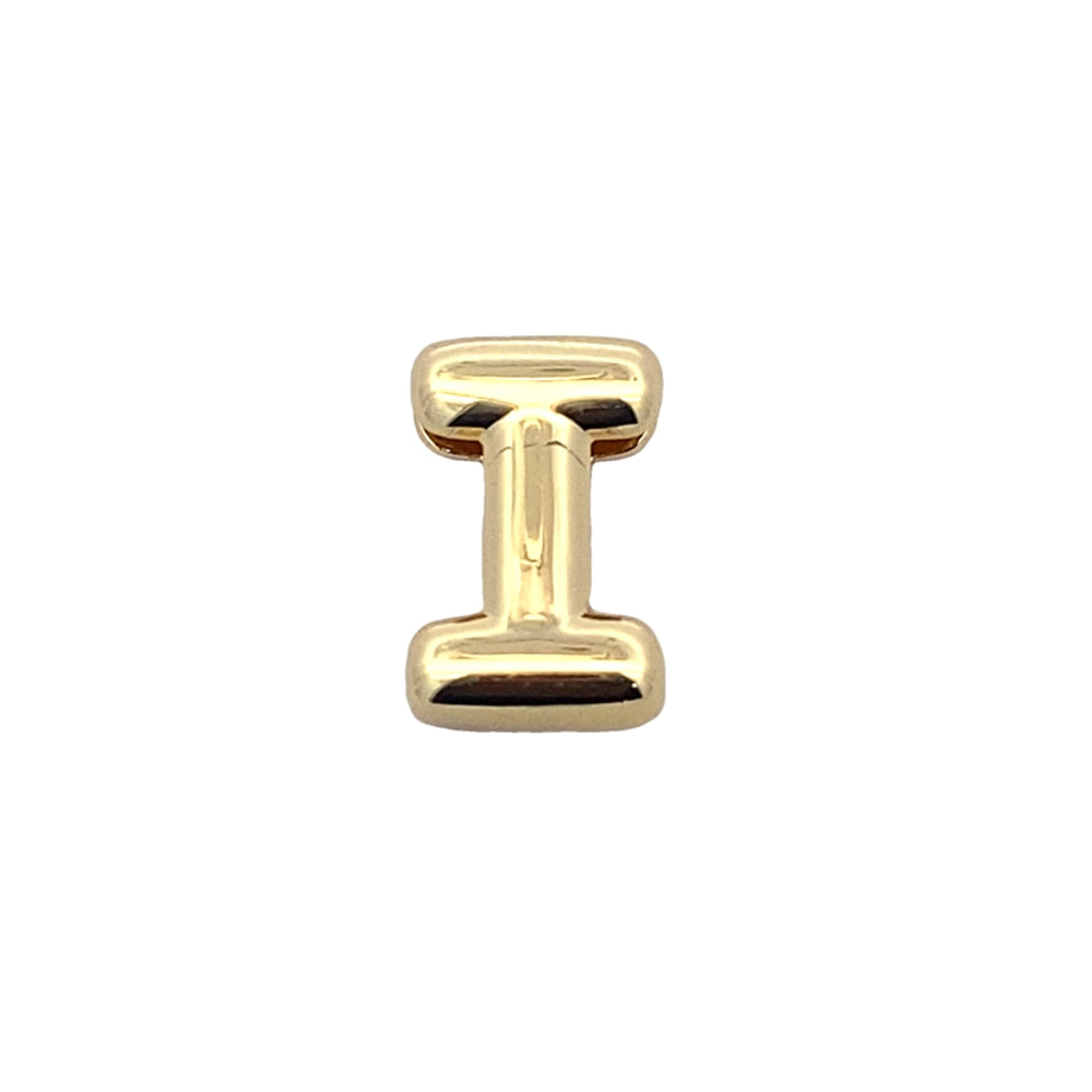 C5197 PLAIN GOLD COLOR LETTER I 1.8G