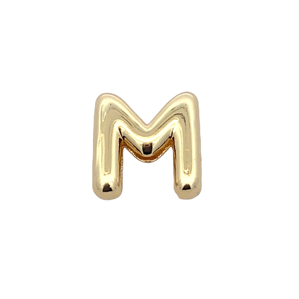 C5199 PLAIN GOLD COLOR LETTER M 2.4G