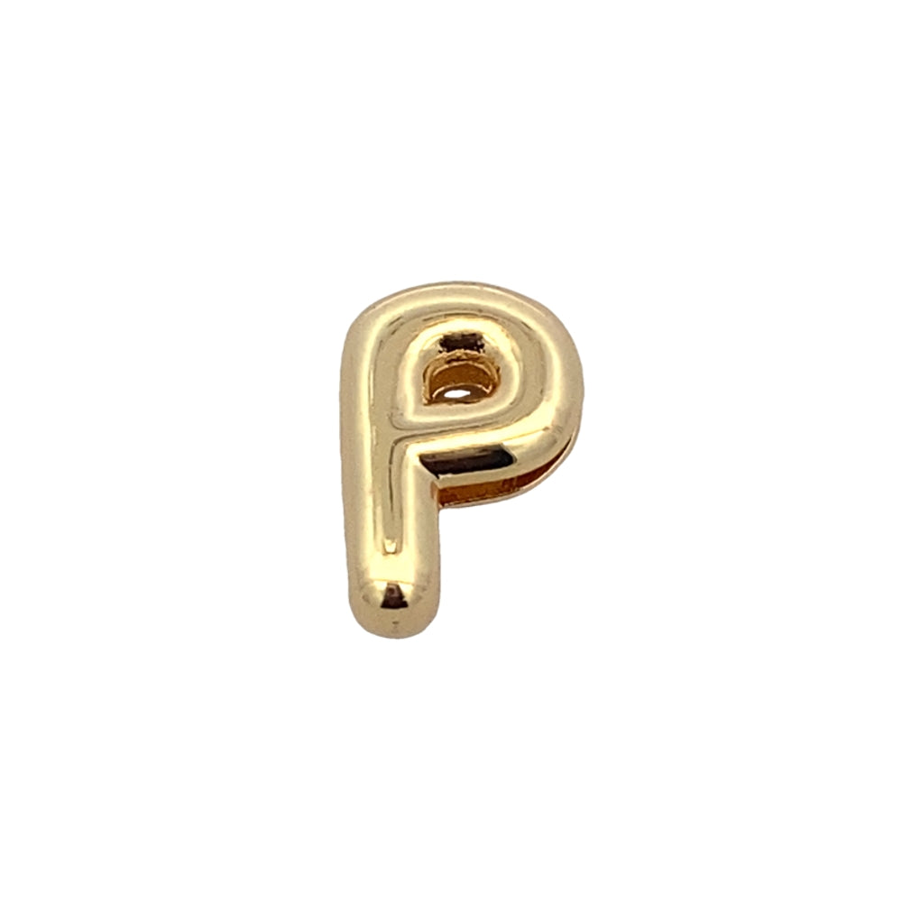 C5201 PLAIN GOLD COLOR LETTER P 1.8G