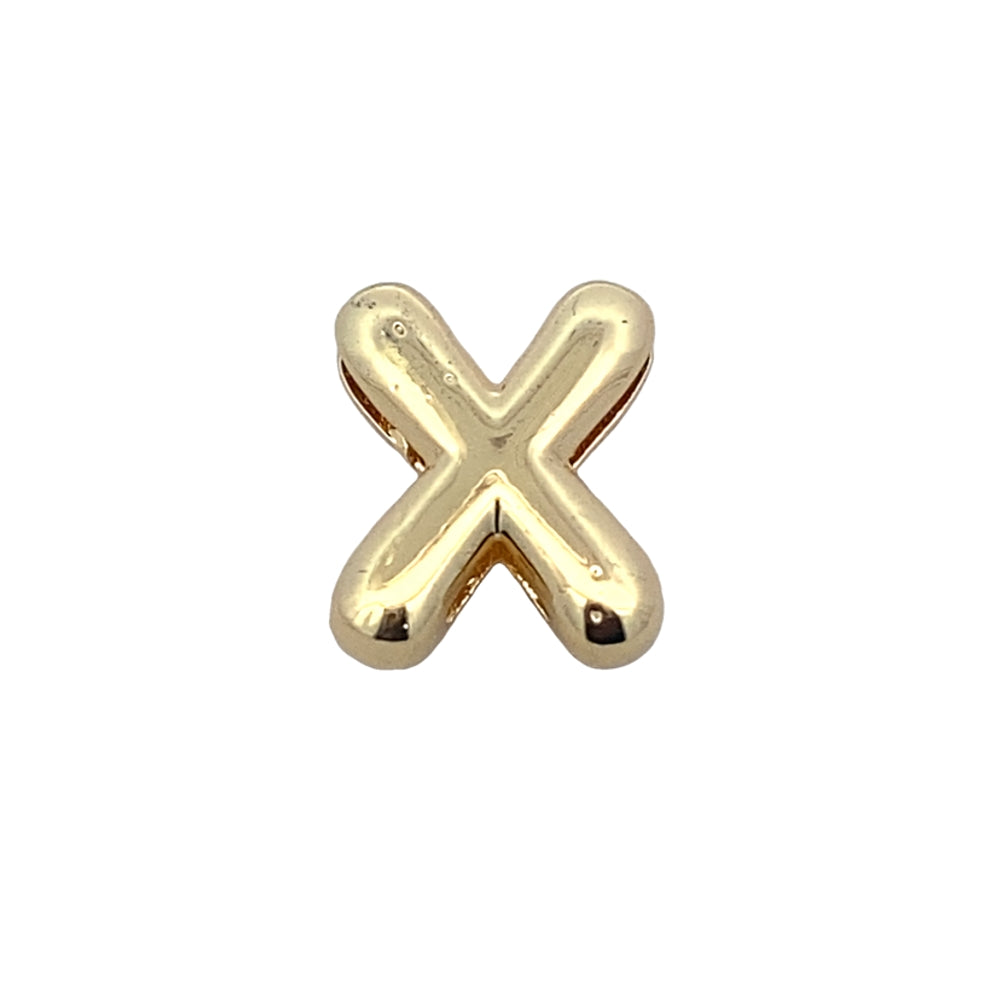 C5205 PLAIN GOLD COLOR LETTER X 2G