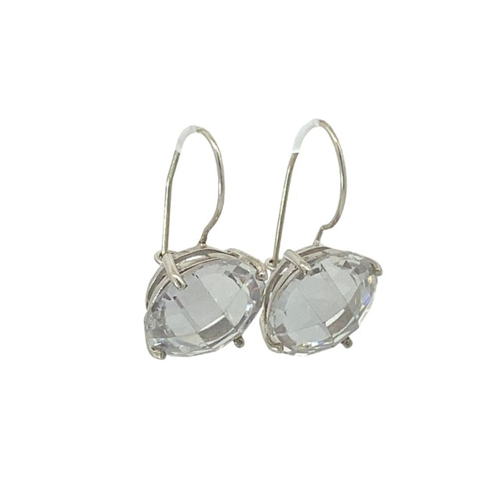 
                      
                        Rose Cut 925 Sterling Silver Hook Drop Earrings | SilverWorks
                      
                    