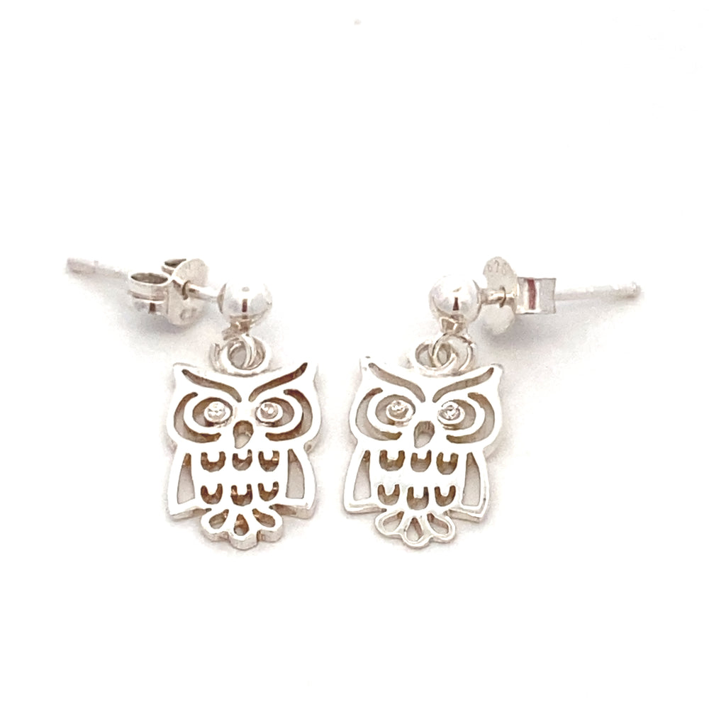 Owl Drop Earrings