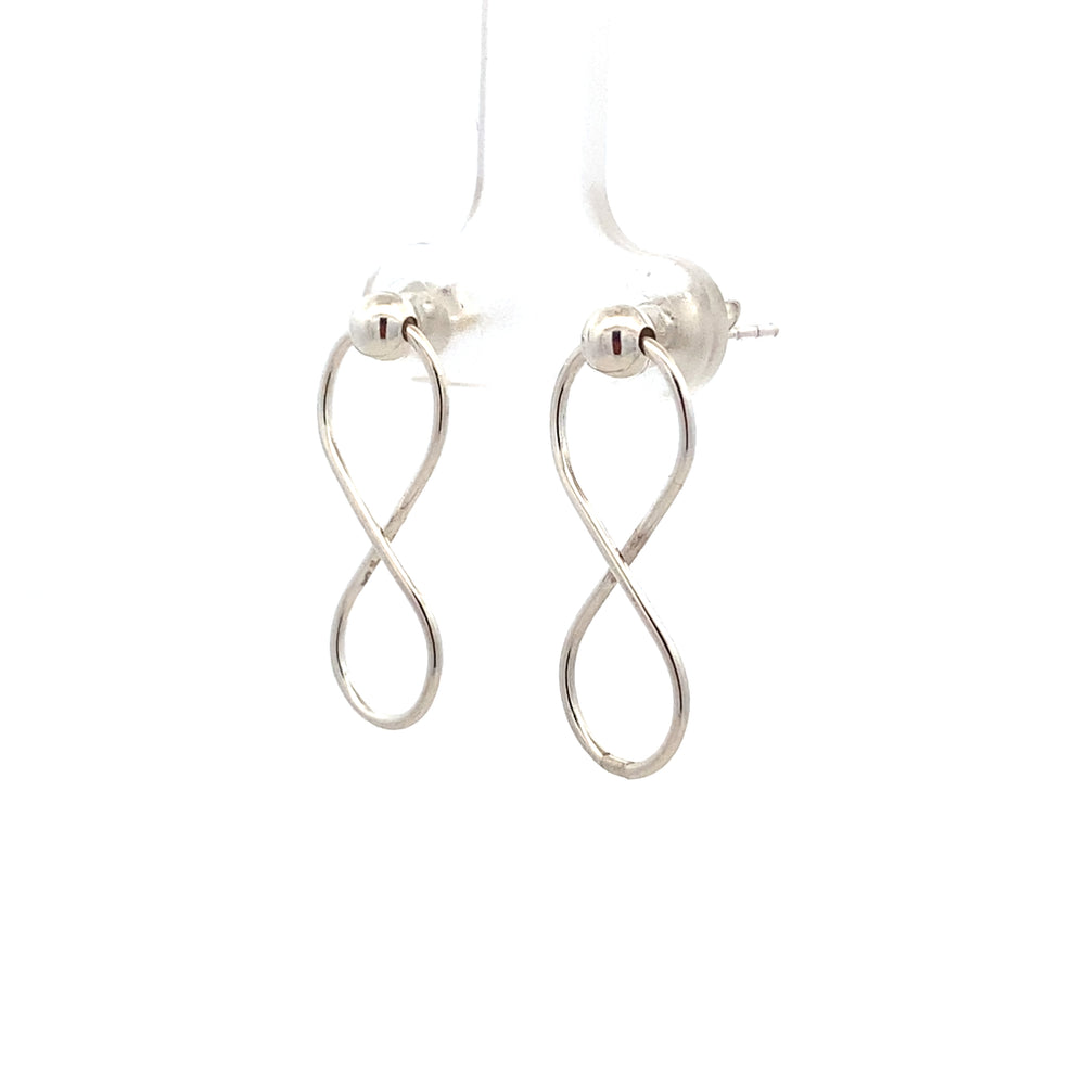 Kidney Ear Wire Infinity Earrings