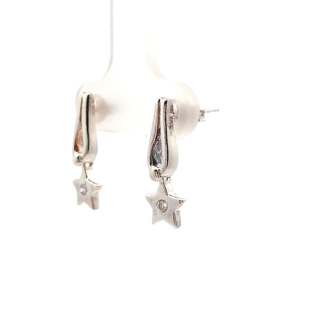 
                      
                        Teardrop Style Stud with Hanging Star Earrings
                      
                    