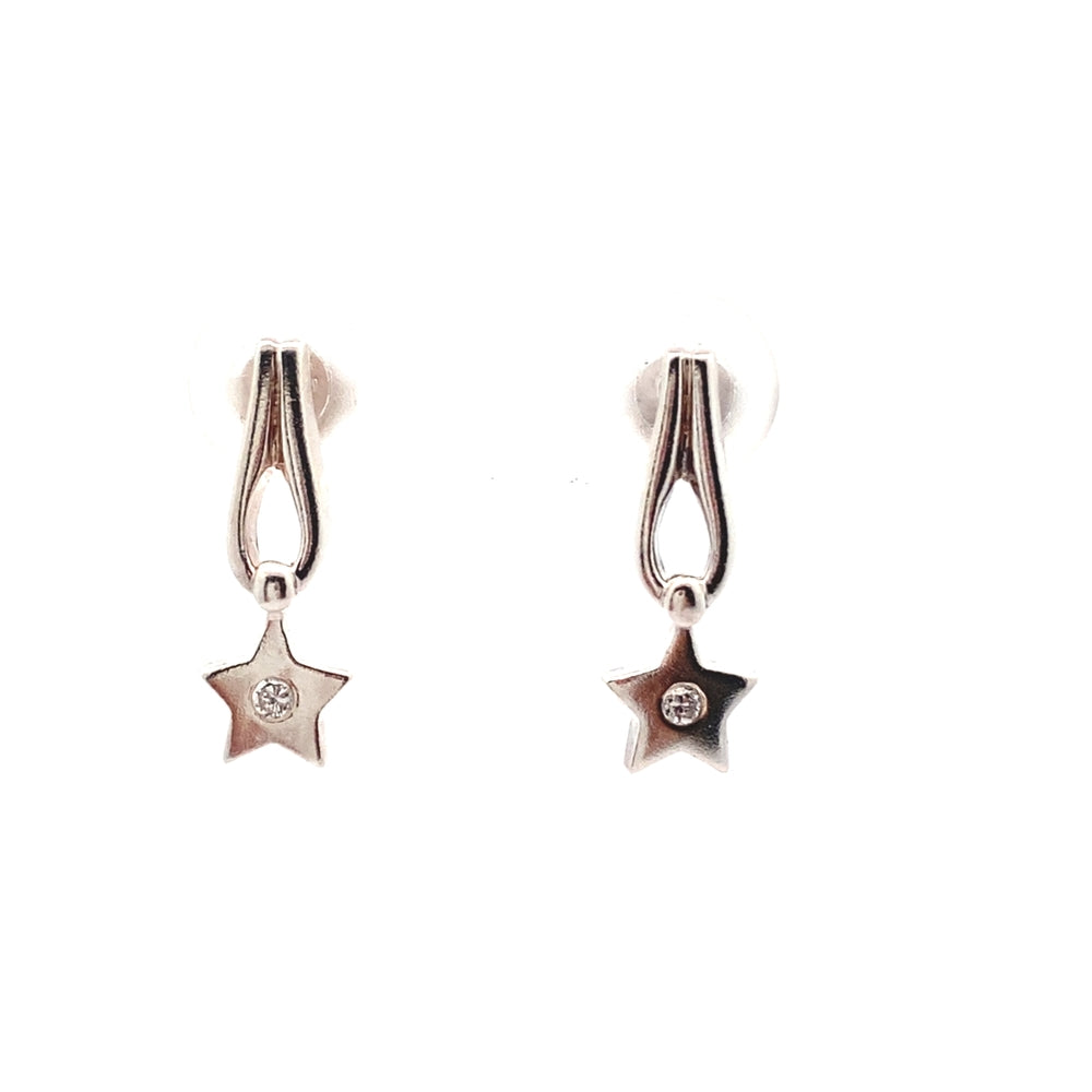 
                      
                        Teardrop Style Stud with Hanging Star Earrings
                      
                    