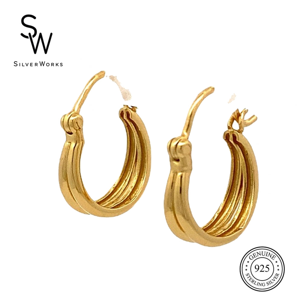 
                      
                        E7683 GOLDPLATED DOUBLE HOOP EARRING 3.40G
                      
                    