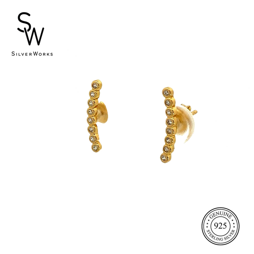 
                      
                        E7695 GOLDPLATED LONG STUD W/RND CZ SE 0.88G
                      
                    