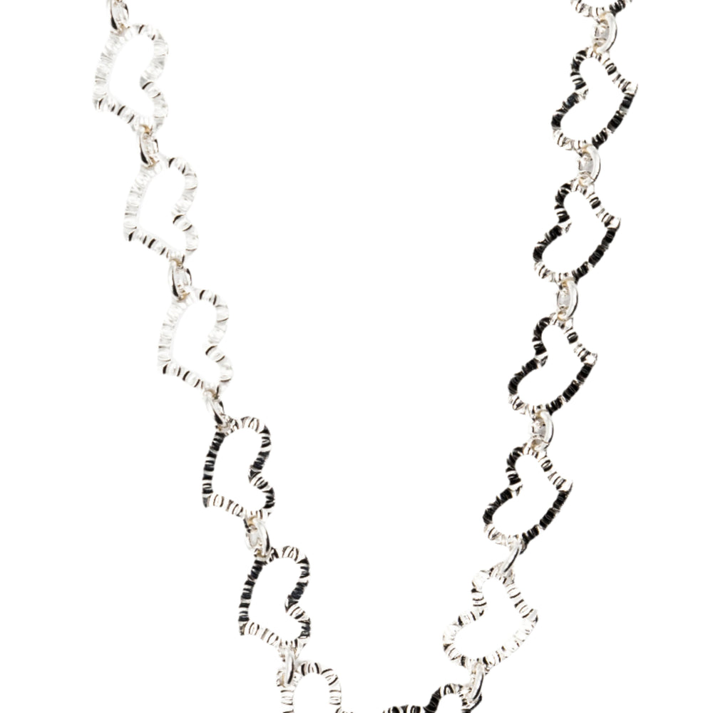 Myra Heart 925 Sterling Silver Chain Necklace | SilverWorks