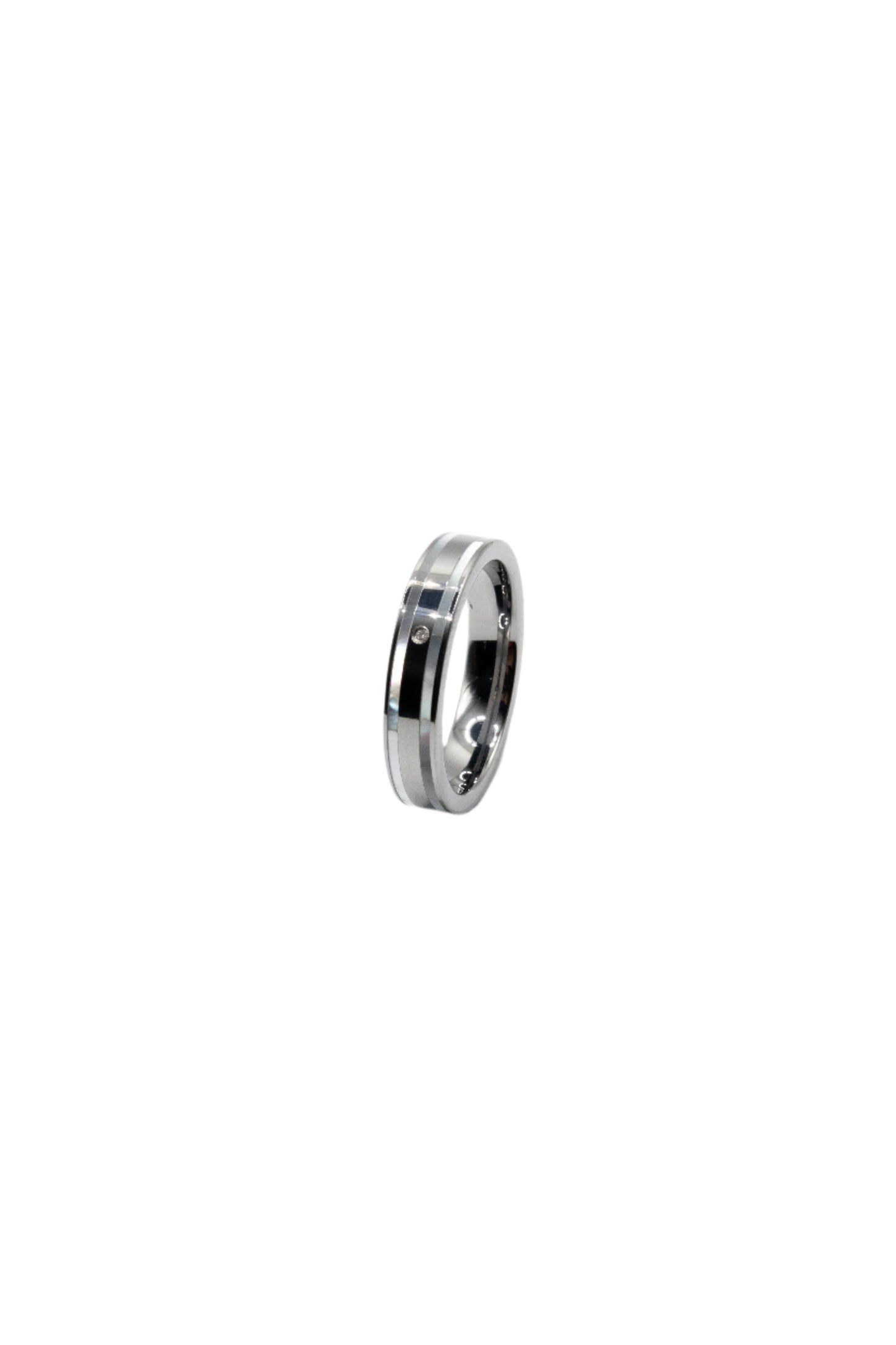 Jodie Tungsten Wedding Band Ring | SilverWorks