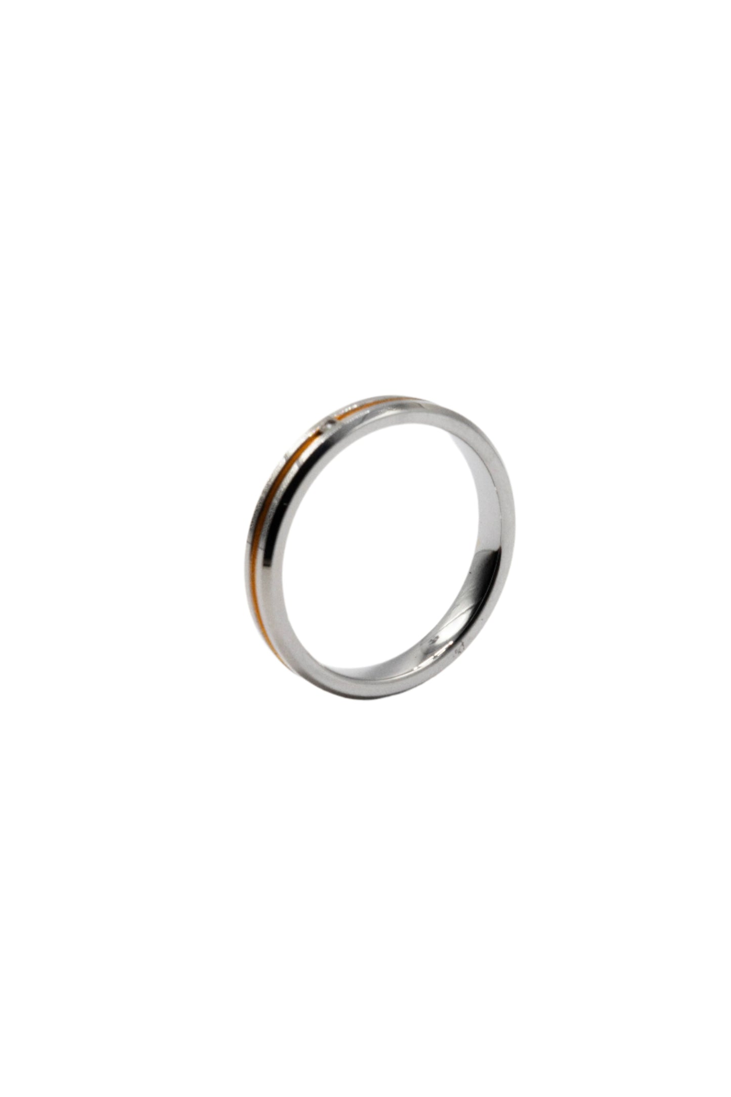 Izumi Two-Tone Tungsten Wedding Ring | SilverWorks