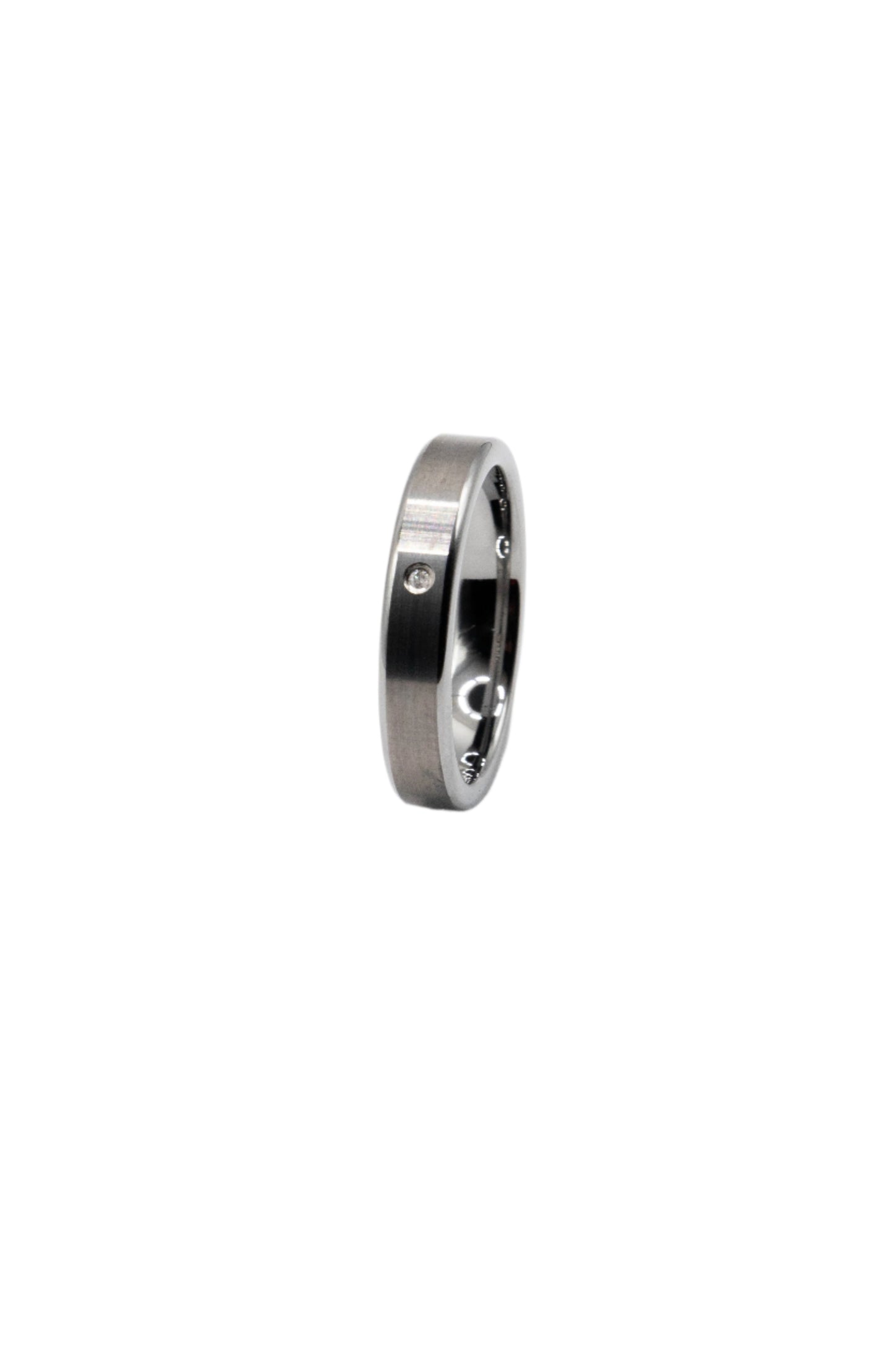 Mabel Tungsten Wedding Band Ring | SilverWorks