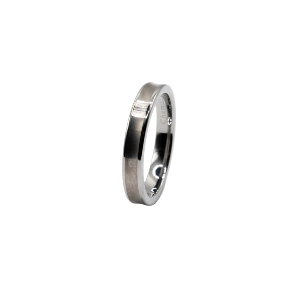 Lena Matte Tungsten Wedding Band Ring | SilverWorks