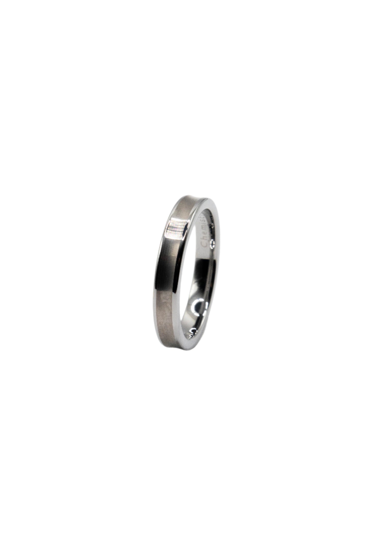 Lena Matte Tungsten Wedding Band Ring | SilverWorks