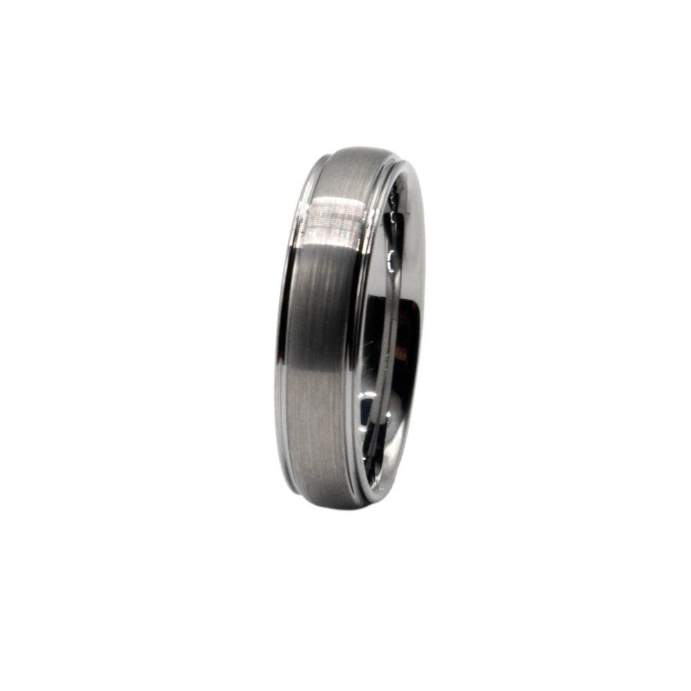 
                      
                        Sloan Matte Tungsten Wedding Band Ring | SilverWorks
                      
                    