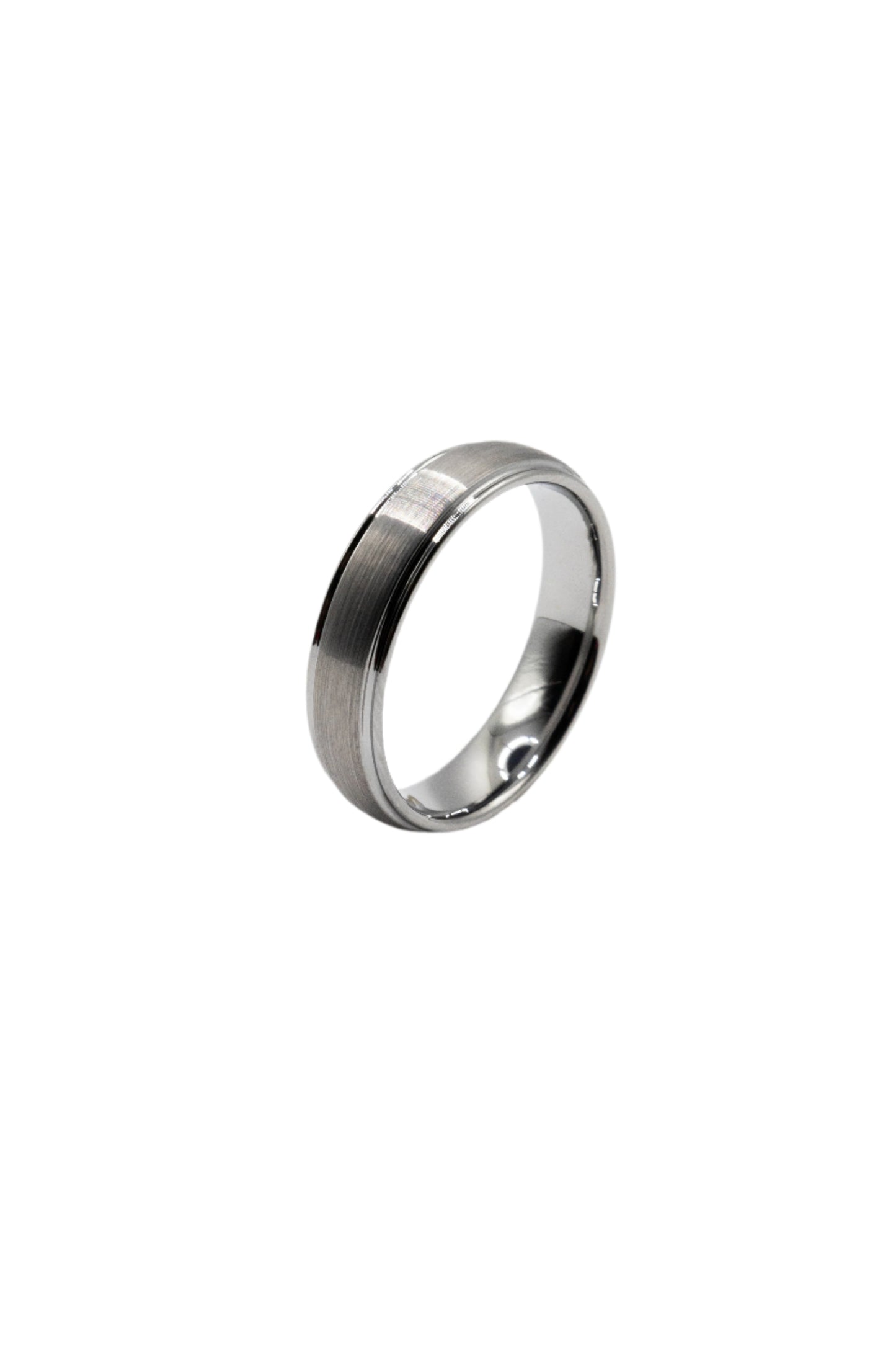 Sloan Matte Tungsten Wedding Band Ring | SilverWorks