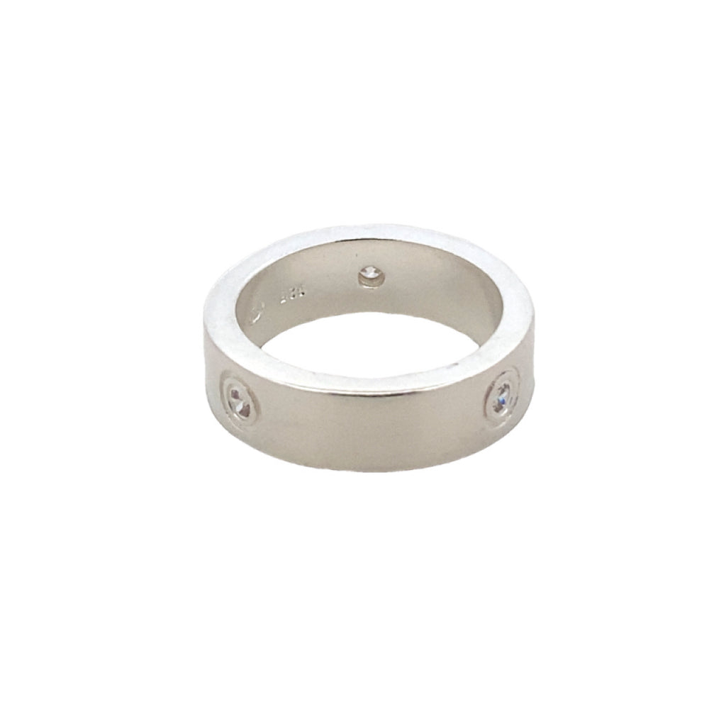 
                      
                        Sanblasted Band with Screw Ring Unisex R4318
                      
                    