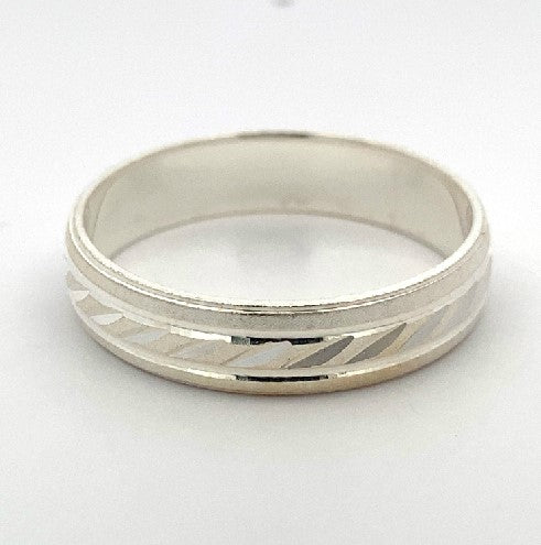 
                      
                        Sanblasted Band Ring 5MM Unisex R4516
                      
                    