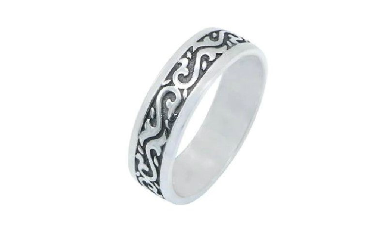 R61214 OXDZED TRIBAL DSGN RING 5G