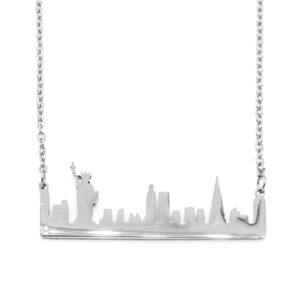 Mio Mio by Silverworks NYC Silhouette Necklace  - Fashion Accessory for Women X3659