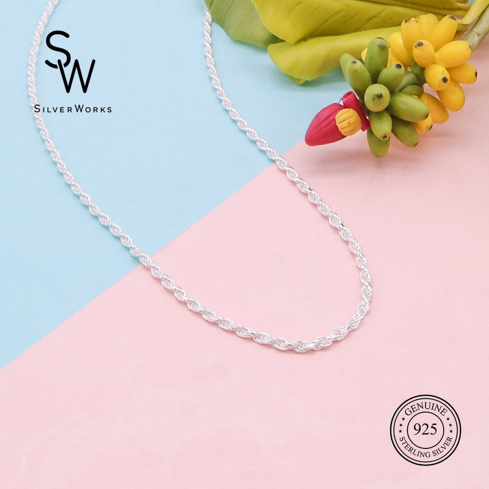 
                      
                        Silveworks N3090 Thick Rope Chain Necklace
                      
                    