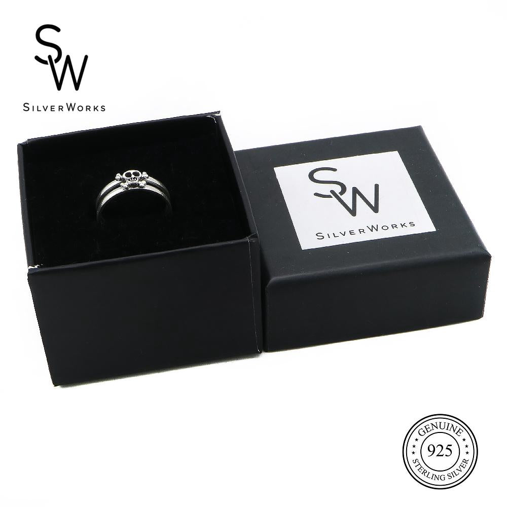 
                      
                        Silverworks Toe Ring with Oxidized Skull - Halloween Collection
                      
                    