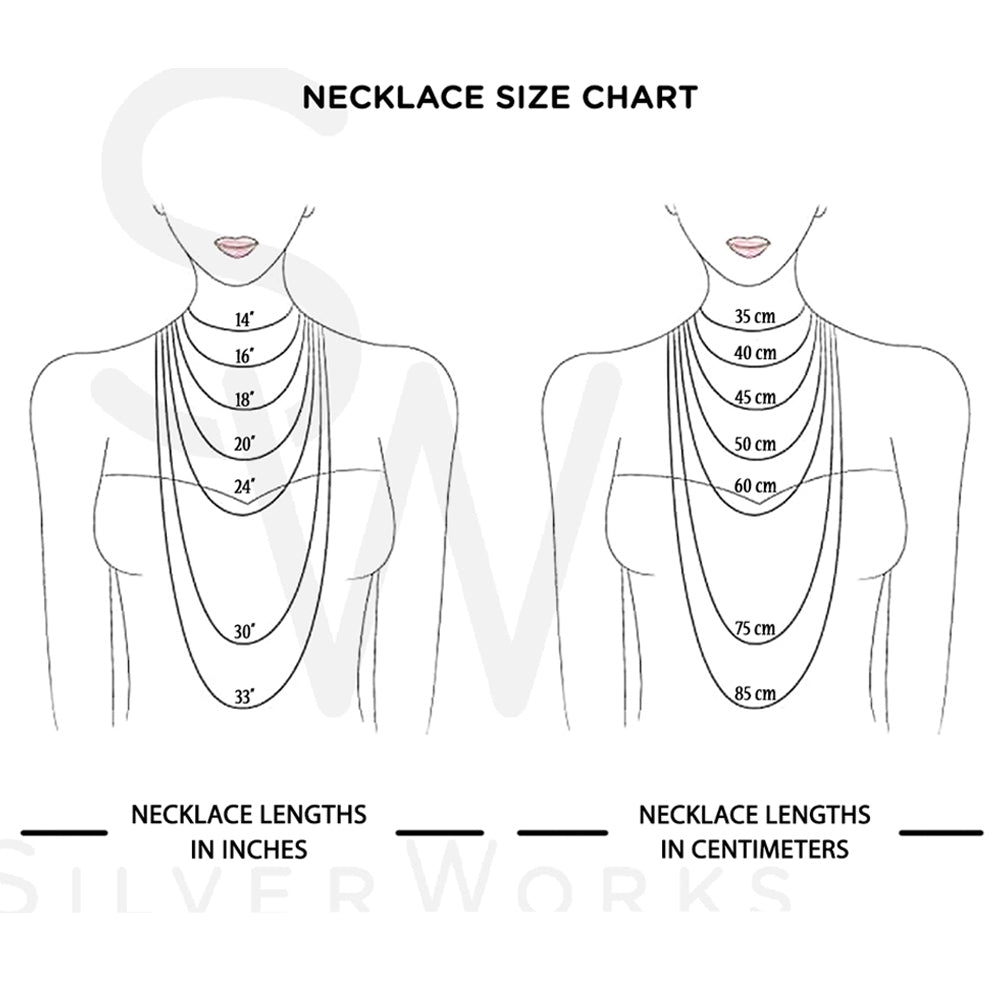 
                      
                        Silverworks N2130 Thick Flat Figarro Necklace 92.5
                      
                    