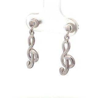 
                      
                        Emma Musical Note 925 Sterling Silver Stud Drop Earrings | SilverWorks
                      
                    