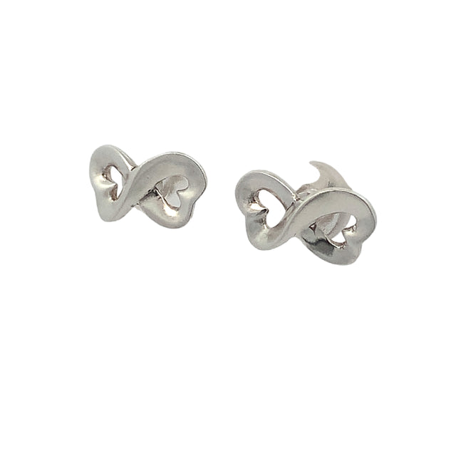 
                      
                        Marie Heart Infinity 925 Sterling Silver Stud Earrings | SilverWorks
                      
                    