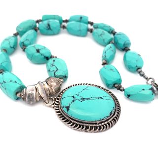 Girl in Saskatoon Torquiose Necklace