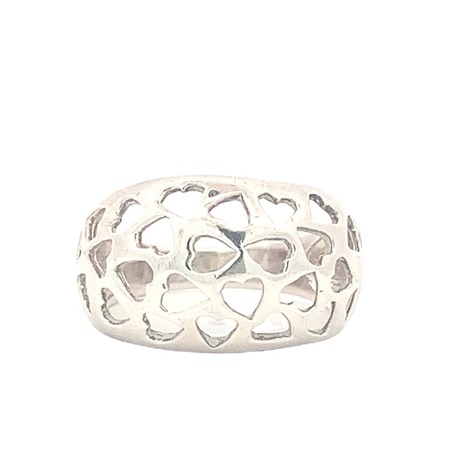 Libi Heart 925 Sterling Silver Ring | SilverWorks