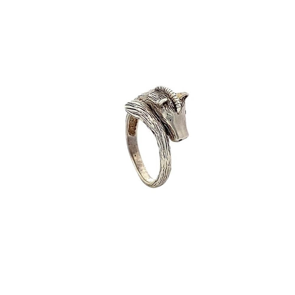 Orlin Horse 925 Sterling Silver Open Ring | SilverWorks