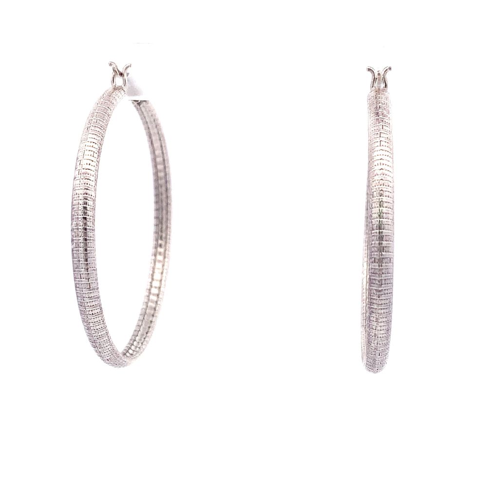 
                      
                        Moulty 925 Sterling Silver Hoop Earrings | SilverWorks
                      
                    