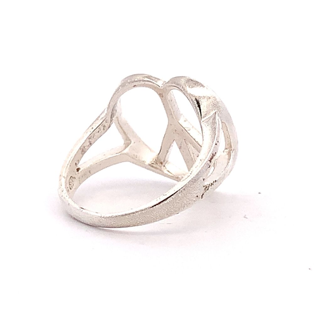 
                      
                        Valerie Peace Heart 925 Sterling Silver Ring | SilverWorks
                      
                    