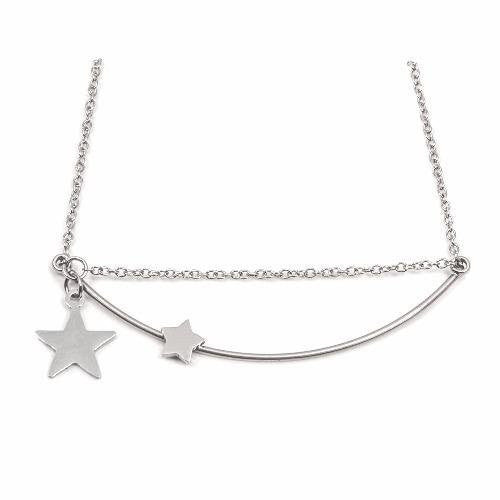 Casey Star Stainless Steel Pendant Jewelry Set | SilverWorks