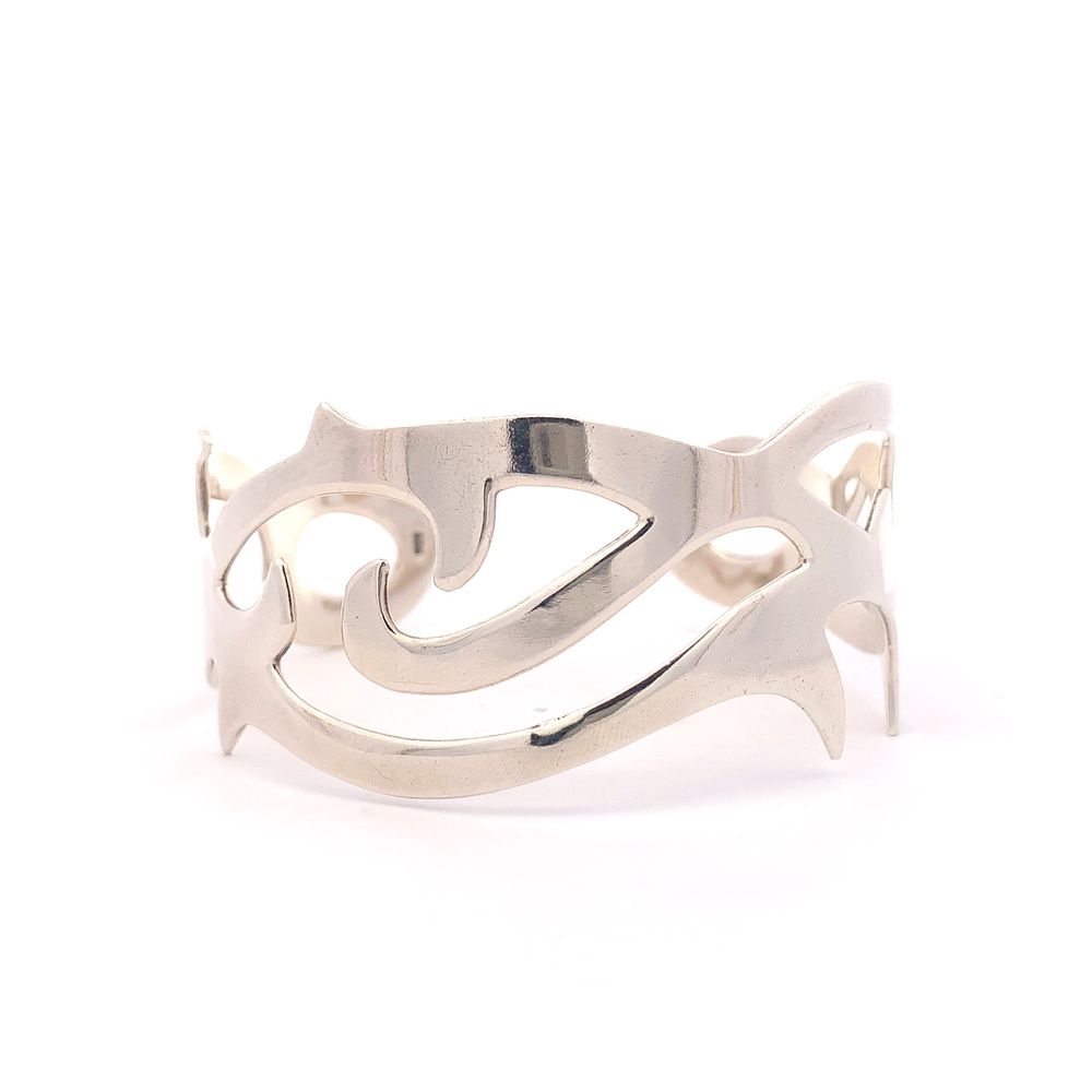 C'est La Vie Silver Bangle