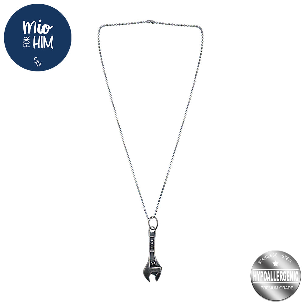 
                      
                        Mio Mio by Silverworks Monkey Wrench with Ball Chain Necklace
                      
                    