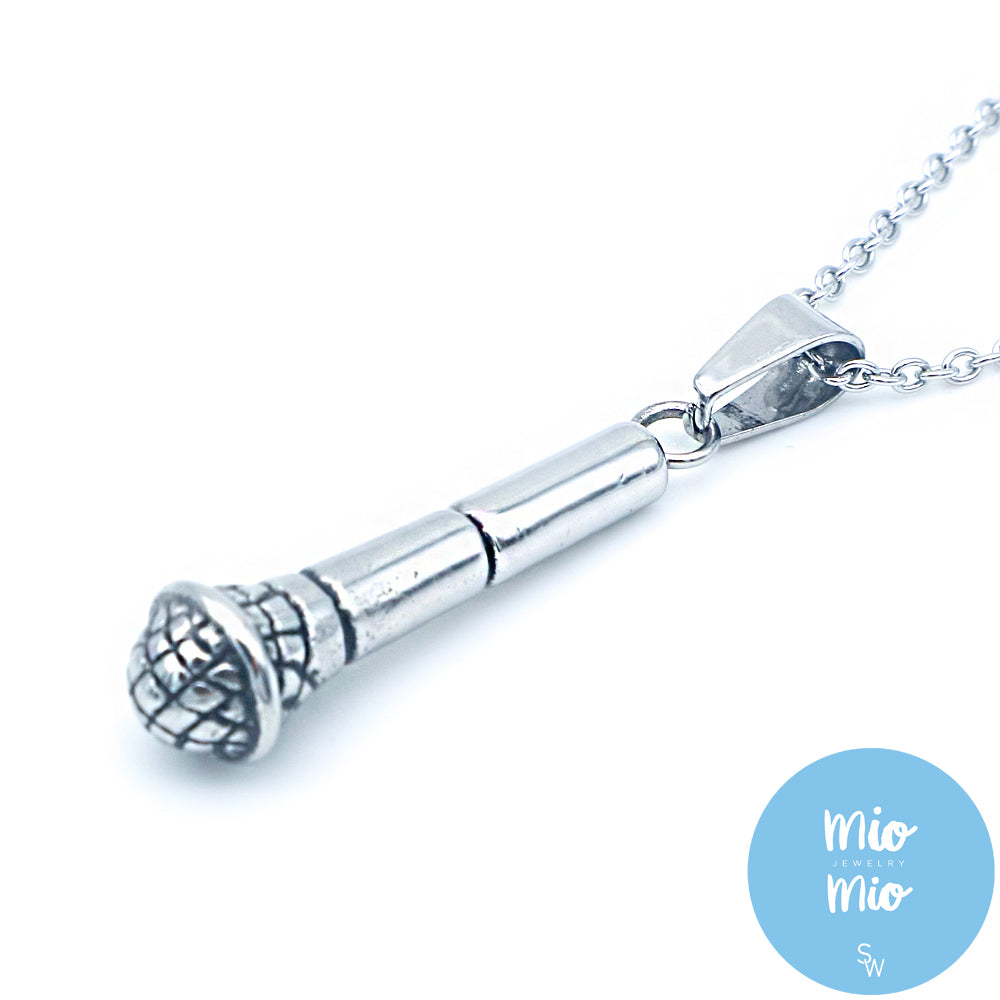 Mio Mio by Silverworks Microphone Necklace