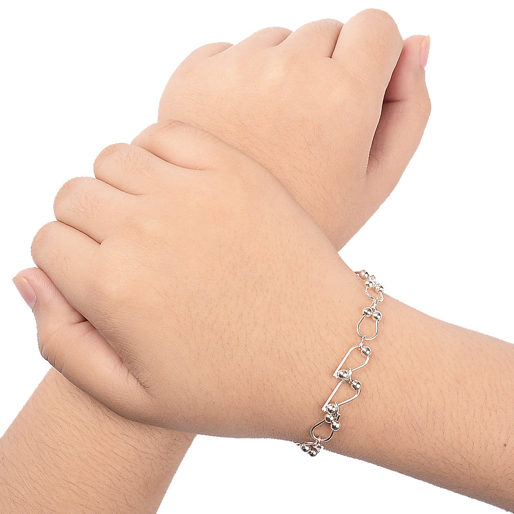 
                      
                        Glor 925 Sterling Silver Chain Bracelet
                      
                    